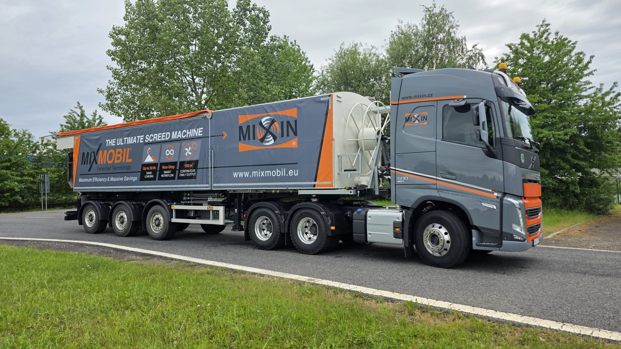MIXMOBIL – patentovaná technologie mobilní výroby litých potěrů