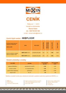 mixin-cenik